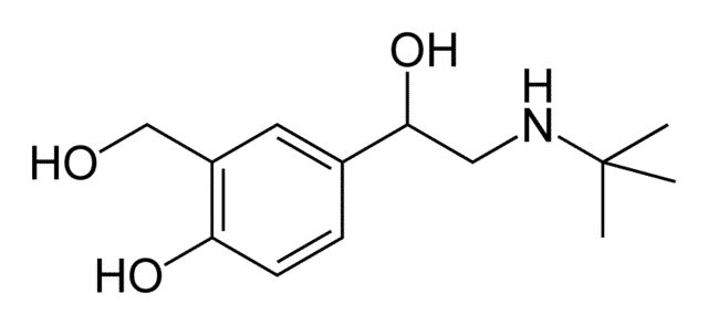 Salbutamol, molécule active de Ventoline