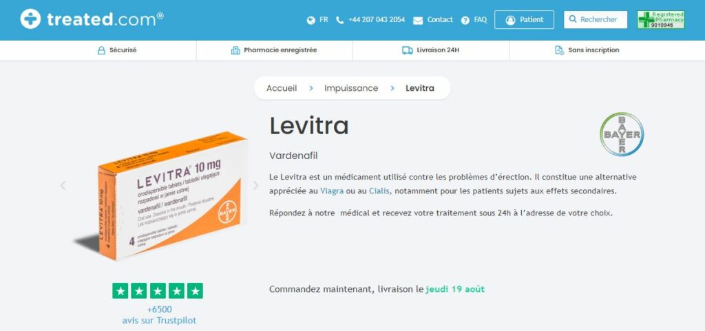 Treated - Acheter Levitra